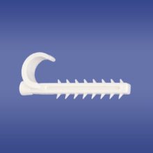 USMH 16/100 UCHWYT KABLOWY WBIJANY HAKOWY OKRĄGŁY BIAŁY