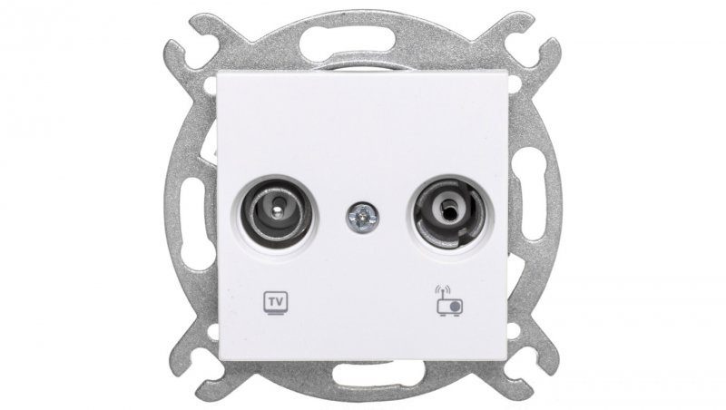 KARRE MODUŁ BIAŁY GNIAZDO RTV KOŃCOWE