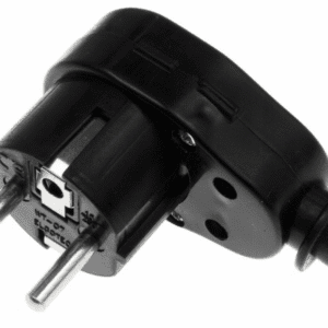 PORTABLE ANGLED ROUND ROTARY PLUG 360° / 45° 1X Z/U UNISCHUKO 16A BLACK