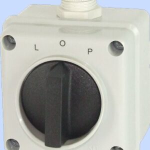 ŁUK E12-43 L-0-P ŁĄCZNIK KRZYWKOWY OB 12A IP65