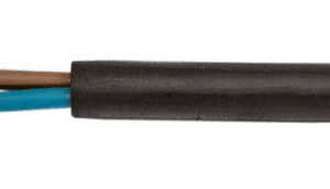 H05RR-F OW 2X 1.0 CZARNY PRZEWÓD GUMOWY OKRĄGŁY MIĘKKI 300/500V DO ODBIORNIKÓW RUCHOMYCH