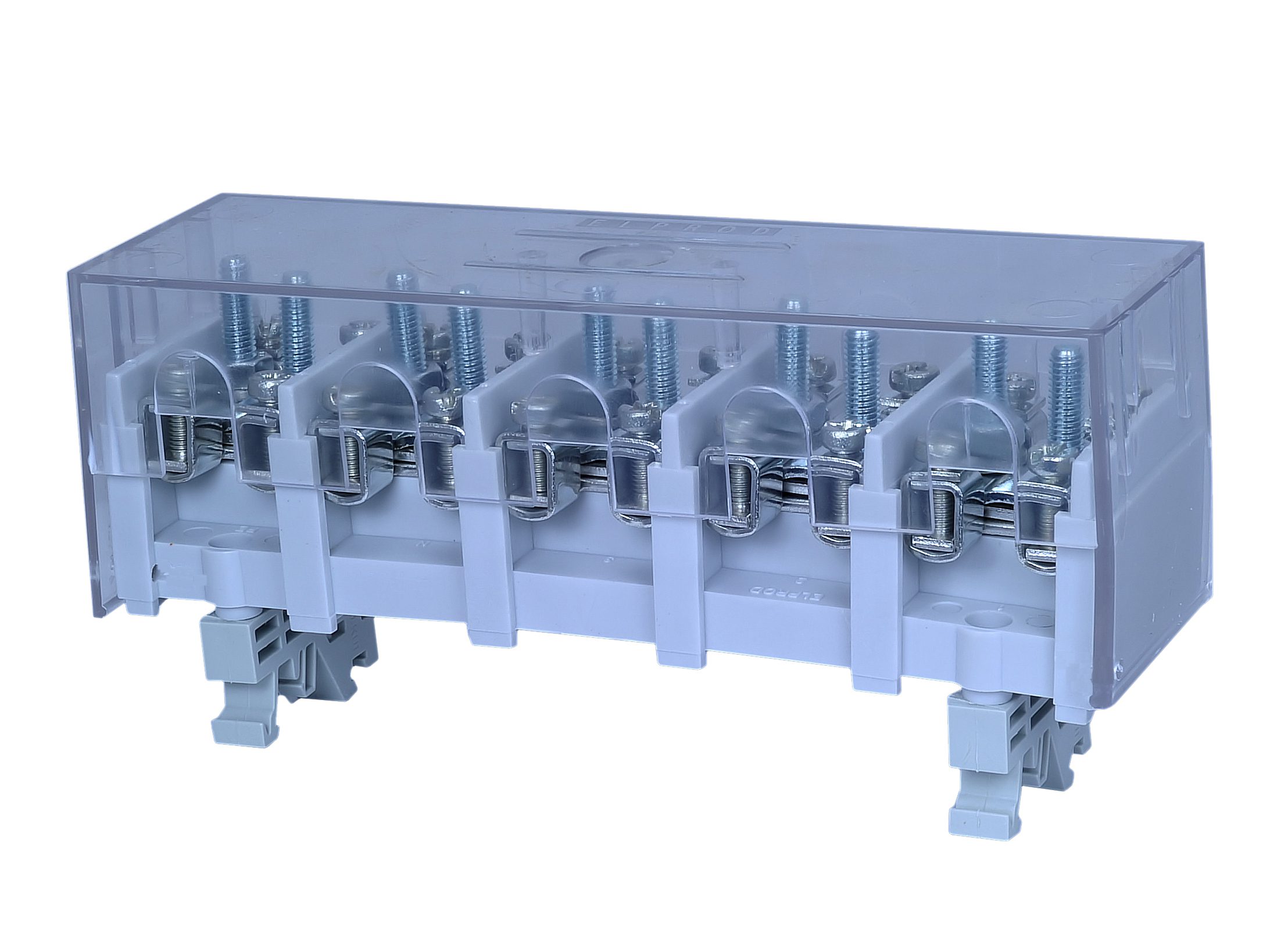 LZ 5X35/16 WYK.22P ODGAŁĘŹNIK INSTALACYJNY 5-SEGMENTOWY (ZACISK: 5X2X35MM2 - 5X4X16MM2) NA TS 35 Z P