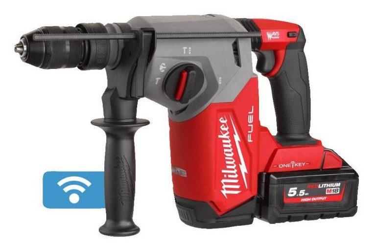 M18 ONEFHX-552X MŁOTOWIERTARKA UDAROWA AKUMULATOROWA 18V 0-1330 OBROTÓW/ MIN SDS-PLUS 2.5J 2X5.5 AH