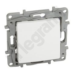 NILOE 2/ ECO MODULE WHITE BUTTON 1X 1Z SPRING CLAMP 6A 250V