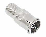 PRZEJŚCIE GNIAZDO ANTENOWE TV - GNIAZDO SAT TYP F