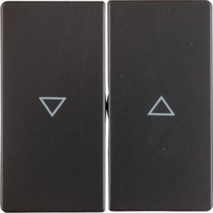 Q.X MODUŁ ANTRACYT AKSAMIT KLAWISZ ŻALUZJOWY 2X "STRZAŁKA"