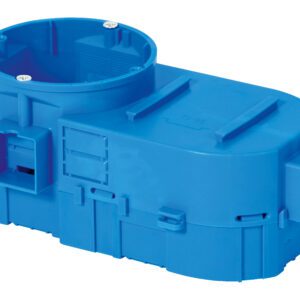 SE 2X60 PUSZKA INSTALACYJNA PT 2X FI60 63MM DO INSTALACJI ELEMENTÓW ELEKTRONICZNYCH NIEBIESKI