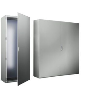 SE 8 OBUDOWA METALOWA SYSTEMOWA TS8 1800X1000X400 IP55 IK10 DRZWI PEŁNE 2X Z PŁYTĄ MONTAŻOWĄ SZARY