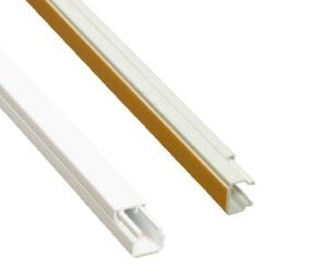 MKI 15X17 TS KANAŁ KABLOWY 2M BIAŁY Z TAŚMĄ SAMOPRZYLEPNĄ