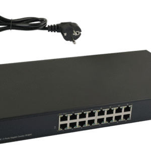 SWITCH PRZEŁĄCZNIK SIECIOWY 20-PORTOWY 16X POE, 2X UPLINK, 2X SFP