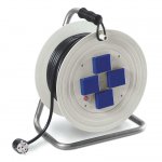 ROLLER 330 PRZEDŁUŻACZ BĘBNOWY 4X Z/U 50M IP44 H05RR-F 3X1.5 SZARY ROLLER