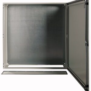 CS1010/300 OBUDOWA METALOWA NT 1000X1000X300 DRZWI PEŁNE Z PŁYTĄ IP65 SZARY