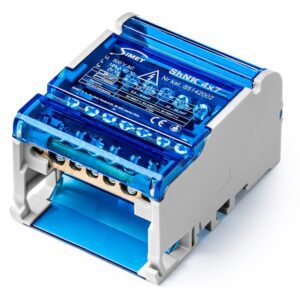 CZTEROBIEGUNOWY MODUŁOWY BLOK ROZDZIELCZY SHNK 4X7 SZARY