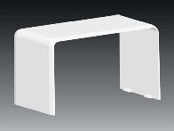 LPRO  90X55 PK D HF ŁĄCZNIK PROSTY BIAŁY