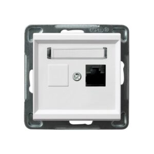 SONATA WHITE MODULE COMPUTER SOCKET 1X UAE 8 CAT.5E UTP KRONE FLAT