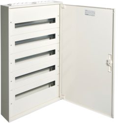 FW2 FW524WT METAL DISTRIBUTION BOARD NT 120M 5X 24M N+PE IP30/I 941X571X150 SOLID DOOR WHITE