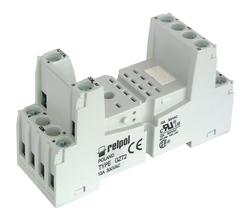 GZT2 SOCKET 12A 300V AC FOR R2N GRAY SCREW TERMINALS FOR RAIL OR PLATE