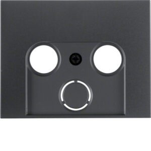 K.1 MODUŁ ANTRACYT MAT PŁYTKA DO GNIAZD RTV-SAT