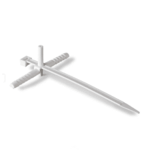 USMPK- 6/50 UCHWYT KABLOWY WBIJANY Z OPASKĄ KABLOWĄ BIAŁY