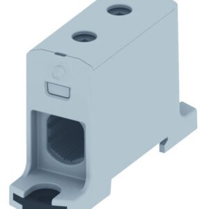 RAIL CONNECTOR THROUGH 1X AL/CU 35.0-240.0MM2 1000V AC/ 1500V DC UNIVERSAL TERMINAL GRAY