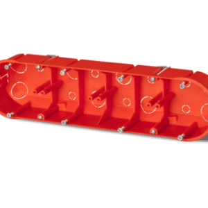 PK-4X60 PUSZKA INSTALACYJNA PT GIPS 4X FI60 IP20 Z WKRĘTAMI CEGLASTY