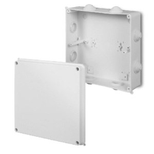 PK-8 PUSZKA INSTALACYJNA NT 196X196X78 IP55 8 DŁAWIKÓW BIAŁY EP-LUX