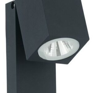 SAKEDA ANTRACYT OPRAWA ŚCIENNA KINKIET LED 5W WW 3000K IP44 ODLEW ALUMINIOWY