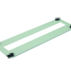 CP 2.2-1 M PŁYTA CZOŁOWA METALOWA Z WYCIĘCIEM 45 26M 150X550 ETIBOX