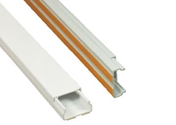 MKI 15X32 TS KANAŁ KABLOWY 2M BIAŁY Z TAŚMĄ SAMOPRZYLEPNĄ