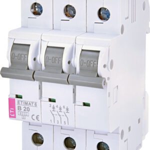 ETIMAT 6 WYŁĄCZNIK NADPRĄDOWY B 20A 3P 3M 6KA