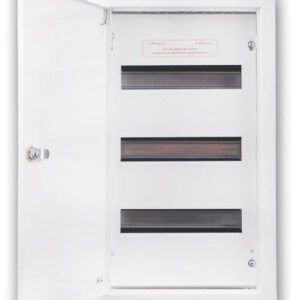 RW-3NN3X12S ROZDZIELNIA METALOWA PT 36M 3X 12M N+PE IP30 530X285X130 DRZWI PEŁNE BIAŁY