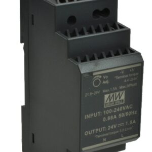 HDR ZASILACZ NA SZYNĘ DIN 30W 1.5A 85-264V AC -120-370V DC / 24V DC 2M