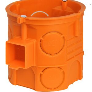 S 60DFW INSTALLATION BOX PT 1X FI60 61MM DEEP SERIES WITH SCREWS ORANGE