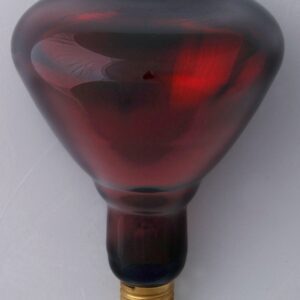 R123 INFRARED BULB IR1 KWOKA 150W E27 230V RUBY SOFT GLASS