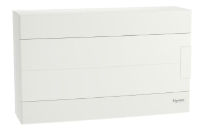 EASY9 ROZDZIELNIA PLASTIKOWA NT 18M 1X 18M N+PE 317X364X103 IP40 IK07 DRZWI PEŁNE BIAŁY