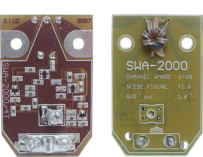 WZMACNIACZ ANTENOWY SWA/2000 PŁYTKA