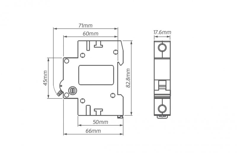WNP C 16A 1P WYŁĄCZNIK NADPRĄDOWY C 16 1P 1M 6KA