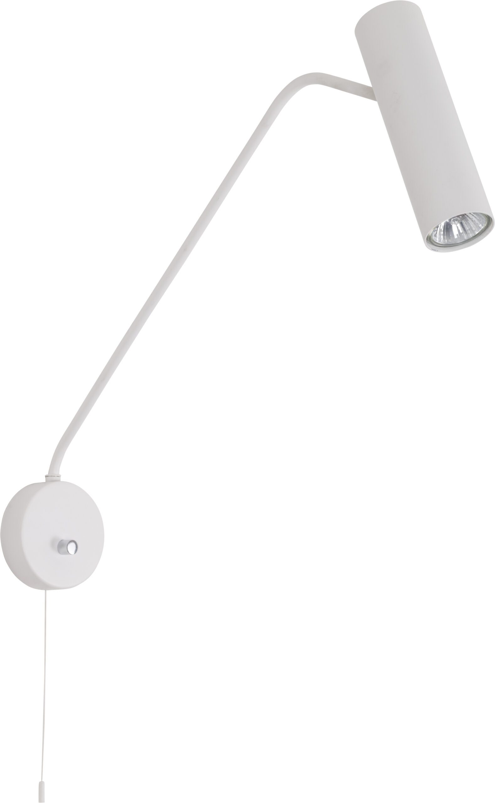 EYE SUPER WHITE I WHITE WALL MOUNTED LAMP NT 1X GU10/ 10W IP20 PAINTED STEEL/ CHROME