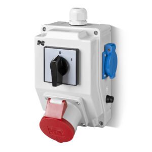 RS-Z ZESTAW INSTALACYJNY L-0-P 1X 230V 1X 32/5 IP44 SZARY