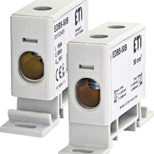 EDBS-50B 1-TRACK THROUGH CLAMP 16-50MM2 GRAY ETIBOX