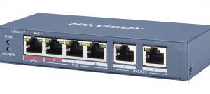4-PORT SWITCH NETWORK SWITCH 1X HI-POE, 3X POE + 2X UPLINK 65W UNMANAGED