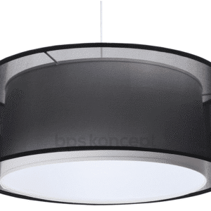 VIVENTI GRANATOWY/ TRANSPARENTNY OPRAWA WISZĄCA 1X E27/ 60W IP20 TKANINA/ TWORZYWO