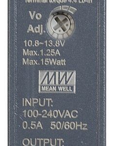 HDR ZASILACZ NA SZYNĘ DIN 15W 1.25A 85-264V AC -120-370V DC / 12V DC 1M