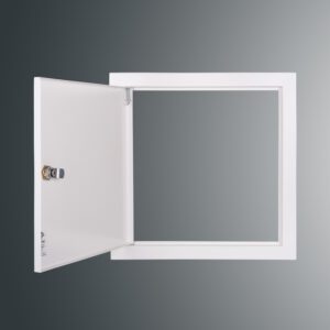 SP DRZWI REWIZYJNE  300X300 ZAMEK BIAŁE