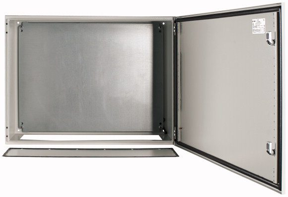 CS 68/300 OBUDOWA METALOWA NT 600X800X300 DRZWI PEŁNE Z PŁYTĄ IP65 SZARY