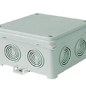 N 80X80F PUSZKA INSTALACYJNA NT 83X83X53MM IP54 Z DŁAWICAMI SZARY