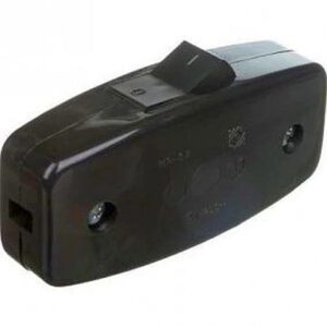 Schneider Electric 1P Rocker Switch, 2.5A, Screw Terminals, Black, WP8A05