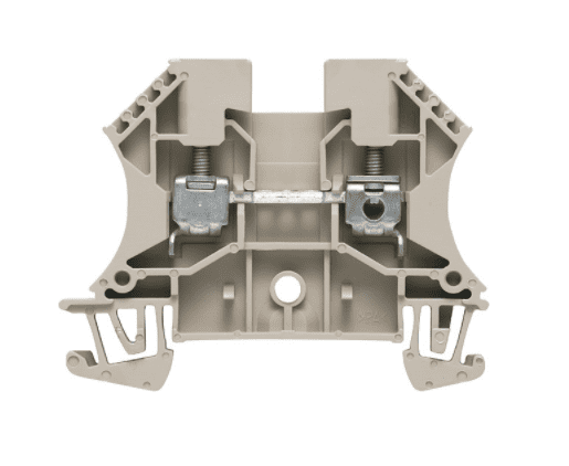 WDU 4.0 ZŁĄCZKA SZYNOWA PRZELOTOWA GWINTOWA BEŻ