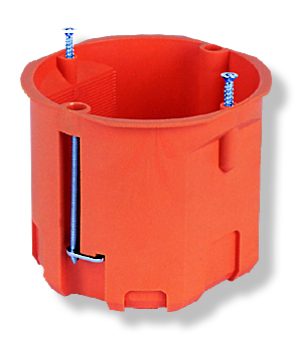 P 60DF INSTALLATION BOX PT 1X FI60 58.5MM GYPSUM DEEP ORANGE