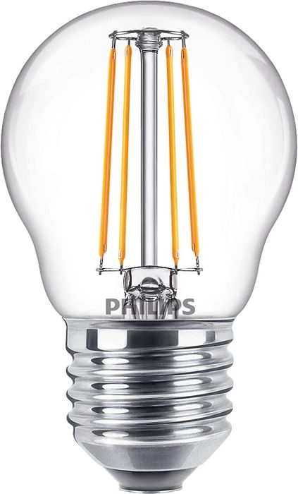 COREPRO ŻARÓWKA LED KULKA FILAMENT 4.3W/ 40W E27 230V PRZEZROCZYSTA SZKŁO 827 WW 2700K 270LM P45